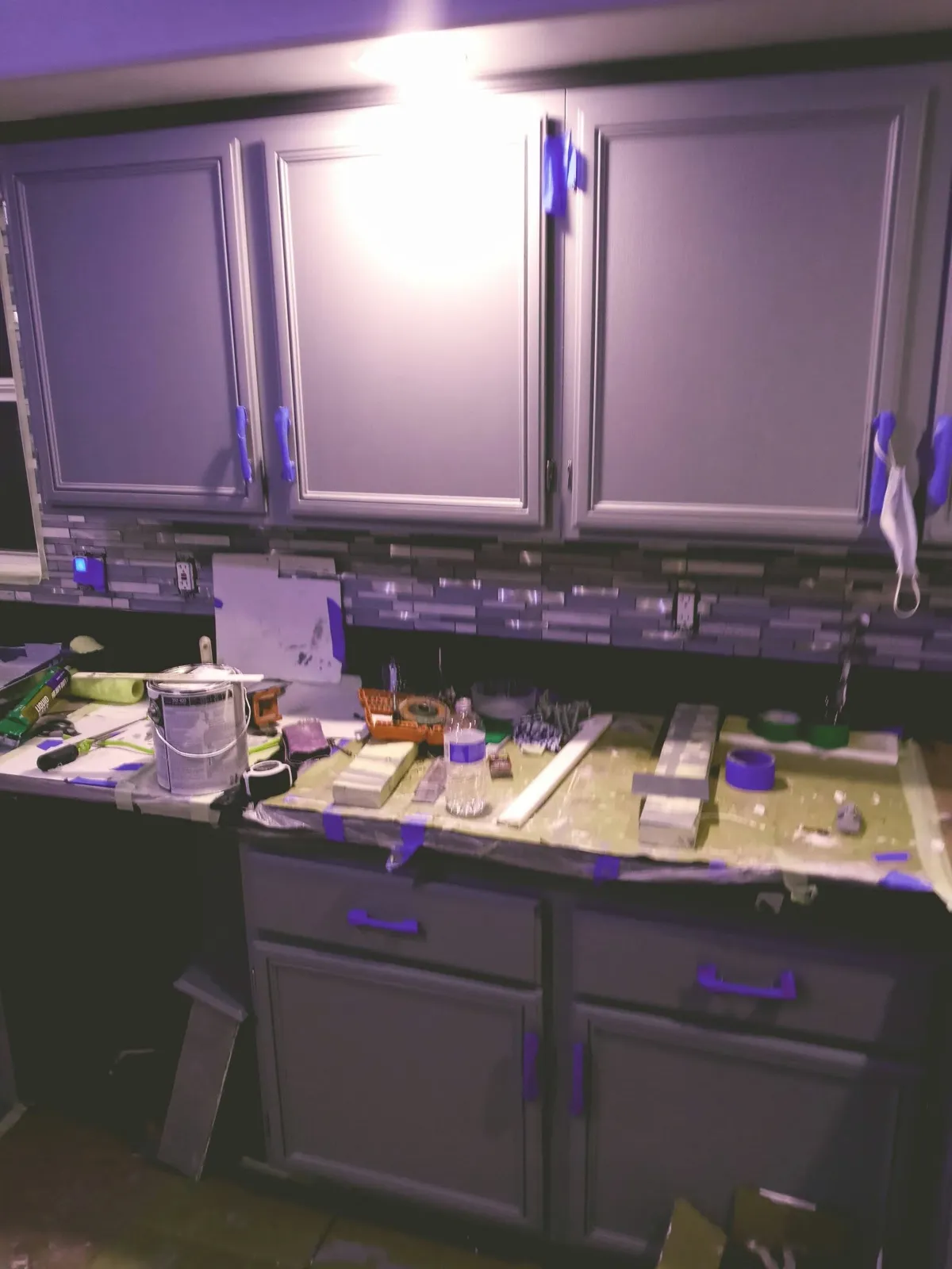 Cabinet refinish — kitchen by Happy Homes Remodeling, Henderson, NV