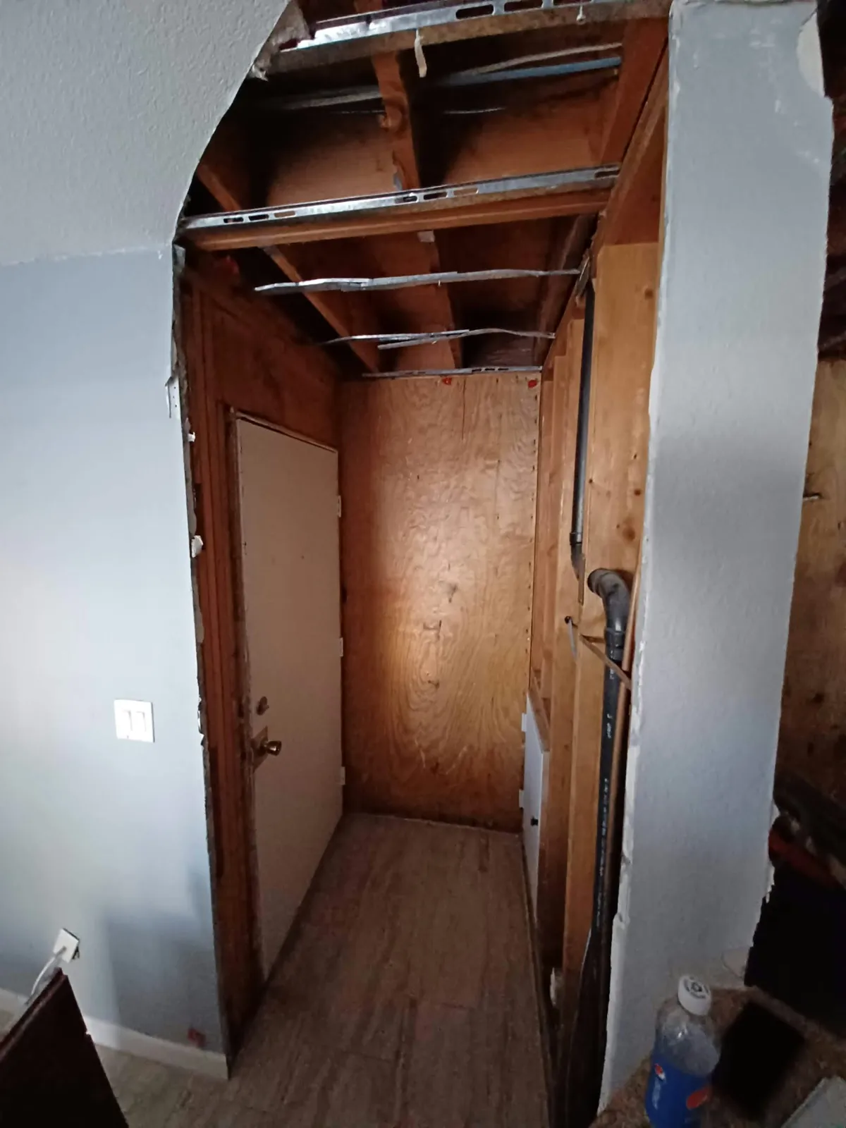 Closet reframe — home remodel by Happy Homes Remodeling, Henderson, NV